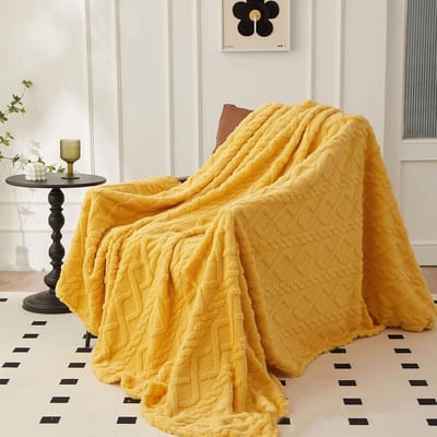Zachte Deken - Fleece plaid - Gezelligheid thuis - Lichtgewicht en ademend - 150 x 200 cm - Lichtgrijs