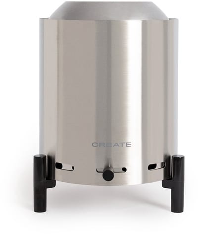 CREATE - 1,5 kW Tafelhaard voor buiten op rookvrije pellets - FIRE PIT COMPACT