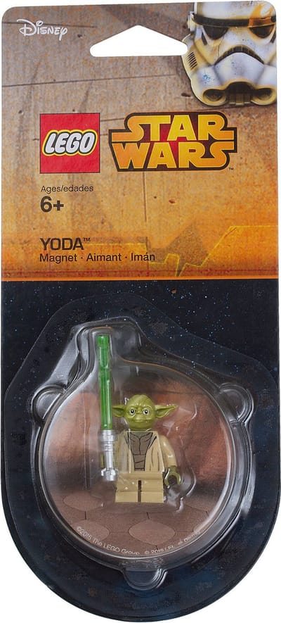 LEGO Star Wars Yoda Magnet, Bouwpakket, 6 jaar, 4 stuk(s)