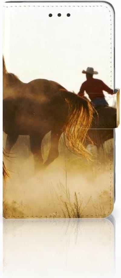 Apple iPhone Xs Max Telefoonhoesje met Pasjes Design Cowboy