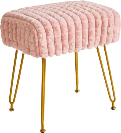 Make up Stoel - Kaptafel Kruk - Visagie - Roze