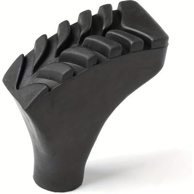 1 pièce de protections de remplacement pour embouts de bâtons de randonnée, pieds pour embouts de bâtons de marche, embouts en caoutchouc adaptés à la plupart des bâtons de marche standard de 11 mm de diamètre 1pc