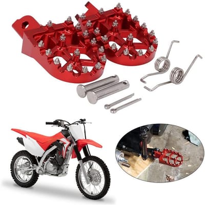 CNC Aluminium Voetsteunen voor Crossmotor Pitbike CRF 110 en 125F