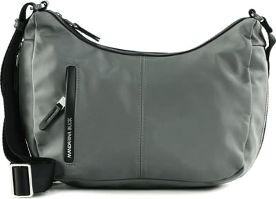 MANDARINA DUCK schoudertas Hunter Hobo Bag Smoked Pearl grijs