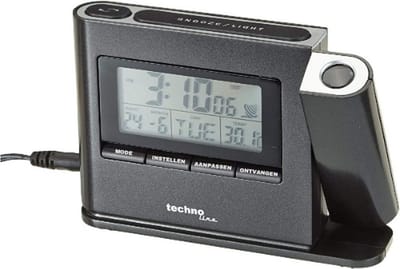 Technoline® Wekkerradio - Wekkerradio Met Projectie - Digitale Wekker Met Projectie - Projectie Wekker - Projectieklok Plafond