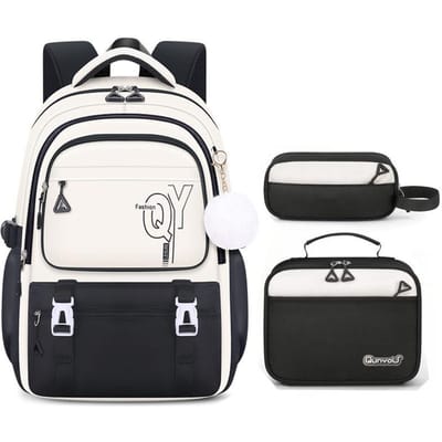 3 stuks Middelbare schooltas met lunchtas voor meisjes rugzak schooltas etui etui grote capaciteit vrouwelijke student rugzakset