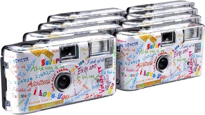 Wegwerpcamera met Flitser (8-Pack) voor Feestjes en Vakanties