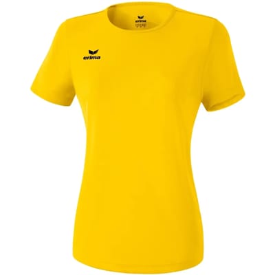 Erima Teamsport Functioneel T-Shirt Dames - Geel | Maat: 34