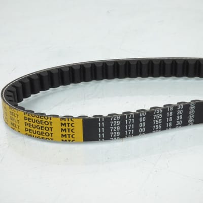 originele aandrijfriem voor peugeot 50 ludix scooter 1172917100 / 729171 / 755x18 nieuw