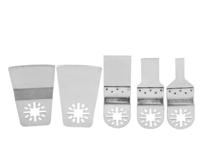 Dailygoody - Multitoolbladen - Oscillerend Zaagblad - Universeel mes voor elektrisch gereedschap - Geschikt voor verschillende merken - 5 Stuks - Gesc