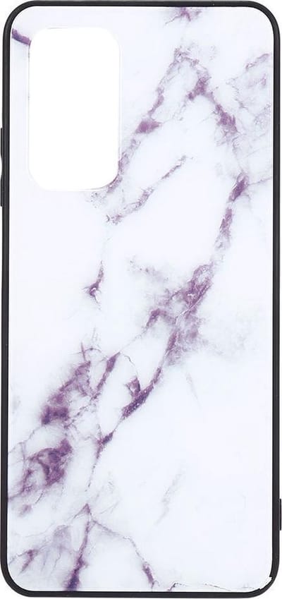 Shop4 - Xiaomi Mi 10T Hoesje - Harde Back Case Marmer Wit