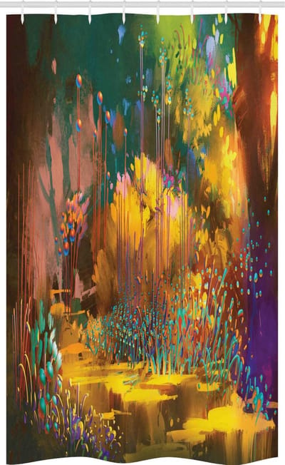 ABAKUHAUS Wald Douchgordijn – 120x180 cm – Polyester, waterafstotend