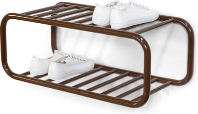 Spinder Design schoenenrek Retro Schoenenrek - Chocolate Brown - 4 paar schoenen - Staal