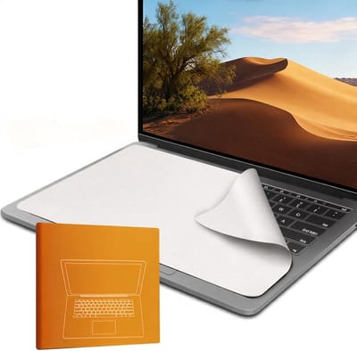 Ultra Dunne Microfiber Beschermhoes voor Laptoptoetsenbord - 15 en 16 Inch - Stof- en Vlekbestendig - Herbruikbare Reiniging - Ideaal voor MacBook Pro en Air
