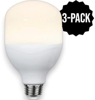 3-Pack | Staaflamp - E27 - 18W - Extra Warm Wit - 2700K - Opaal