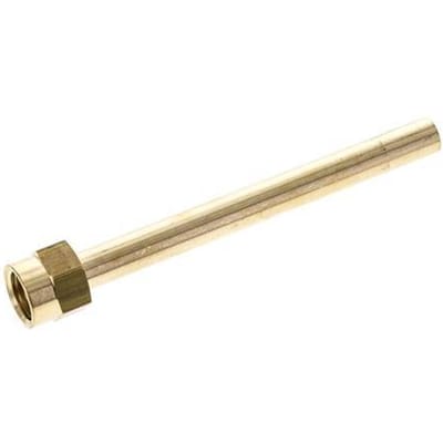 M14x1.5 Messing buis 120 mm lang met binnendraad