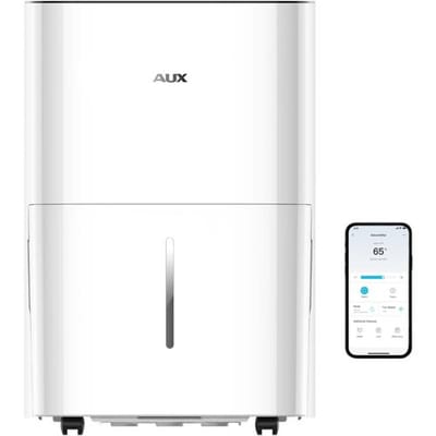AUX energiezuinige luchtontvochtiger 20 l/dag, WiFi-bediening, R290, 8 uur continu werken, meervoudige beveiliging, voor ruimtes van 25 m² en kantoor