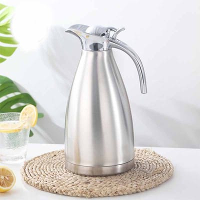 Dubbelwandig roestvrij staal vacuümisolatie koffiepot melk thee kan waterfles fles thermische thermosflessen 4 kleuren 1 1.5L