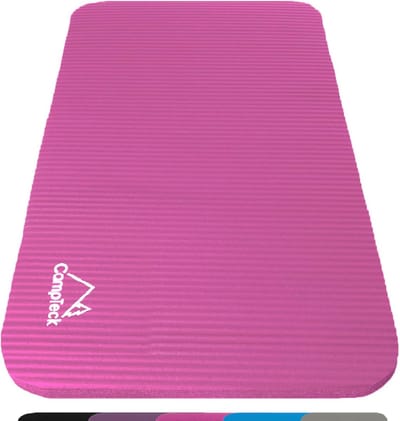 Yoga Kniekussen - Fitness Pad - Comfortabel Trainen - Extra Breed Ontwerp - 60 x 30 cm - Roze
