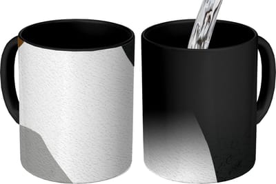 Magische Mok - Foto op Warmte Mokken - Koffiemok - Minimalisme - Design - Vormen - Magic Mok - Beker - 350 ML - Theemok