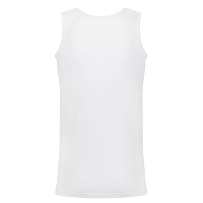 Fruit of the Loom Heren Valueweight Athletic Vest Top (Wit)