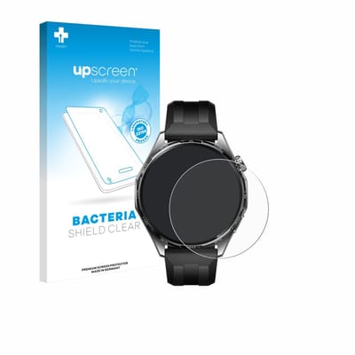 upscreen - Screenprotector voor Huawei Watch GT 6 (46 mm) - Folie Beschermfolie transparant antibacterieel