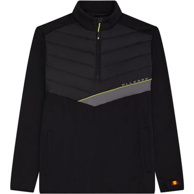 Ellesse Heren Gueza Half Zip Track Top (Zwart)