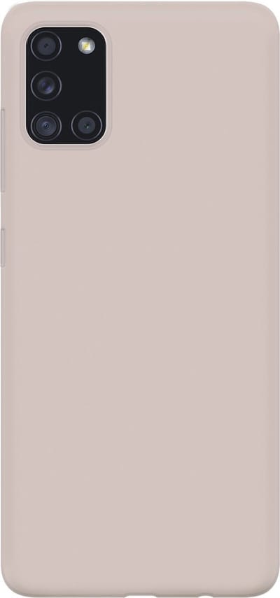 Ceezs Pantone siliconen hoesje geschikt voor Samsung Galaxy A21s - silicone Back cover in een unieke pantone kleur - beige