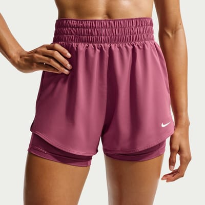 Nike Dri-Fit One High Rise 2in1 3in Shorts Dames