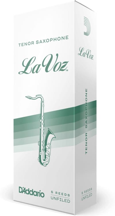 D'Addario Woodwinds Tenorsaxofoon "Mediumsoft" doos met 5 rieten - Riet voor tenor saxofoon