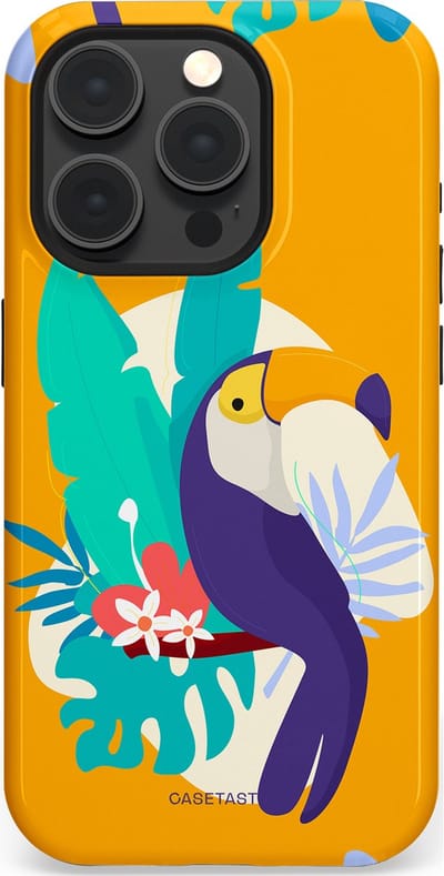 Casetastic Hoesje Geschikt voor Apple iPhone 15 Pro Magsafe - Stijlvolle Beschermende Duo-layer Case - Toeceaan
