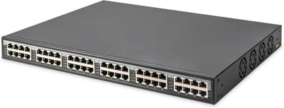 Gigabit PoE+ Injector voor Rackmontage - 24 Poorten - 370W Totaal