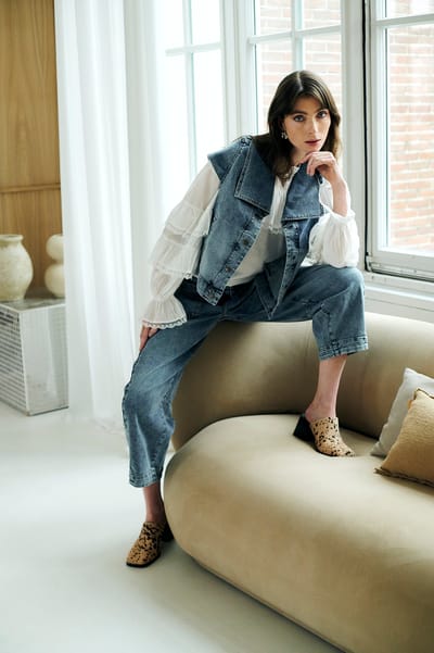 Boom denim vintage vest | Vintage Medium - Vintage Medium / 38