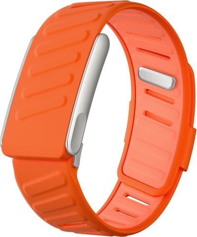 Stravo Premium Siliconen bandje geschikt voor Whoop MG | Ademend + Zweetbestendig | Trendy Kleuren | Makkelijk Schoonmaken（Oranje）| Whoop MG Horlogebandje