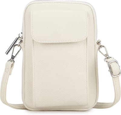 Giuliano kunstlederen telefoontas Roos - Beige - Dames