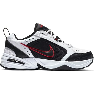 Nike Air Monarch IV - Heren Sneakers Schoenen Wit-Zwart 415445-101 , Maat: EU 42 US 8.5