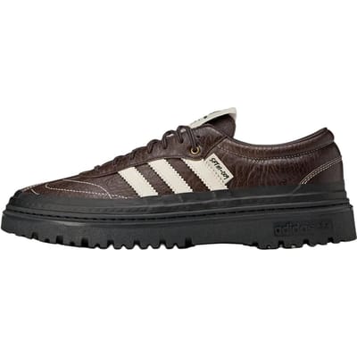 Song For The Mute x adidas Samba LX Freizeit Aura Coffee Off White Unisex Sneakers Bruin Core-Black KI4762 38 gray