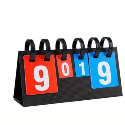 Bovista Scorebord - Padel -Tennis - Voetbal - Scoreborden - Rood/Blauw