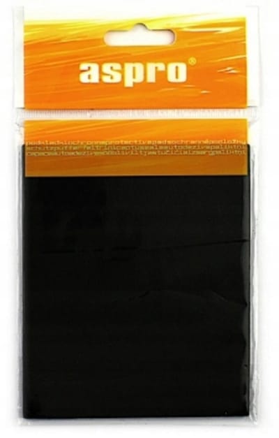 Aspro - Zelfklevende Viltpads - 10x12 cm - Zwart - 1 stuk