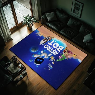 Spel A-Astro Bot Klein Tapijt Bedzijde Keuken Badkamer Woonkamer Huis Slaapkamer Vloermat Deurmat Decoratie 40x60cm