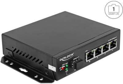 Delock Gigabit Ethernet Switch 4 Port + 1 SFP