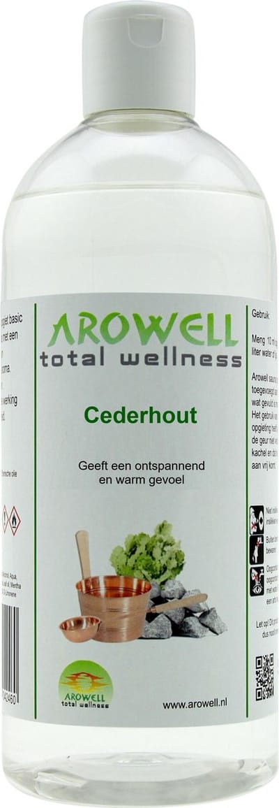 Arowell - Cederhout sauna opgiet saunageur opgietconcentraat - 1 ltr