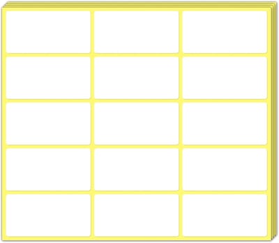 Zelfklevende Etiketten Stickers Labels - 525 Stuks, 80 x 40 mm