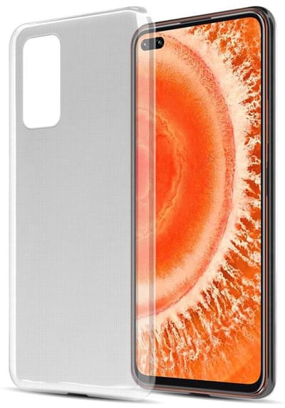 Cadorabo Hoesje geschikt voor Honor View 30 in VOLLEDIG TRANSPARANT - Beschermhoes gemaakt van flexibel TPU Silicone Case Cover
