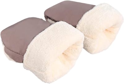 Kinderwagen Handhoes - Wanten Kinderwagen - Winterwandelingen - Extra Dik - 20 x 30 cm - Bruin