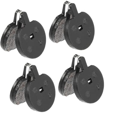 Dailygoods- Remblokken Halfmetalen - 4 Paar Schijfremblokken - Vervangingsartikelen - Duoder-01 - Geluidsarm - Slijtvast - Hoge Temperatuur Bestendig - Fietsrem