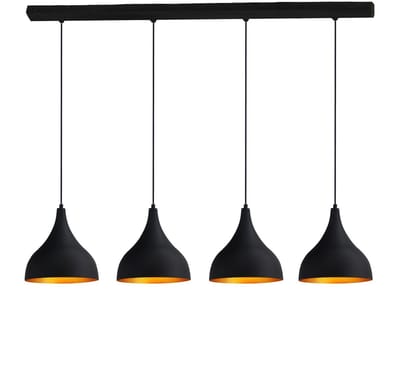 Bamyum Hanglamp Metalen Lamp Zwart Plafondlamp Modern Ceiling Lamp