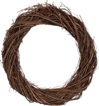 Clayre & Eef Krans Ø 45 cm Bruin Hout