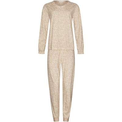 Pastunette - Beige Animal - Pyjama - Bio Katoen - Beige - Maat 50