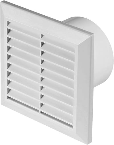 Badkamerventilator Ø 100 mm - 10 W Stil en Efficiënt voor Badkamer, Keuken en Toilet